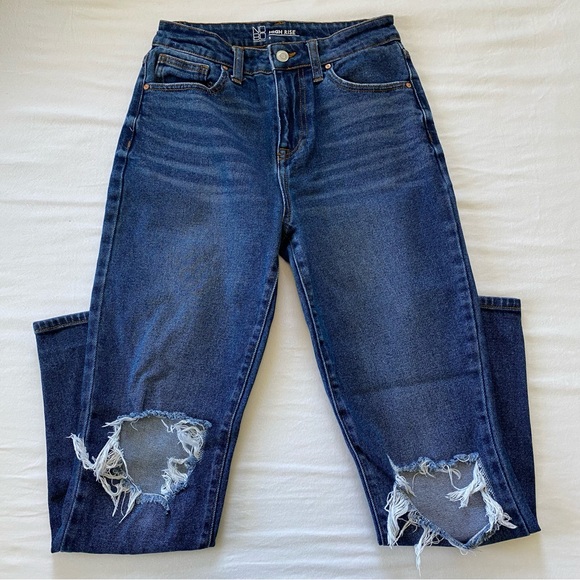 No Boundaries Hi Waist Denim Skinny Jeans - Picture 2 of 4